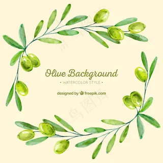 绿色背景矢量图