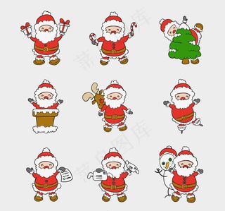 卡通圣诞老人