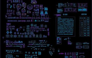 室内装饰标准平面图库