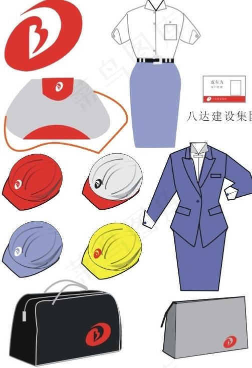 八达建设集团图片cdr矢量模版下载