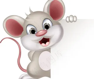 卡通老鼠空白公告栏图片