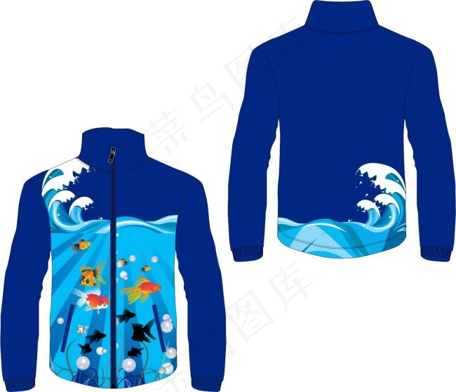 蓝色卫衣