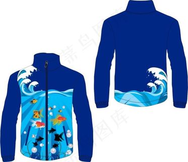 蓝色卫衣