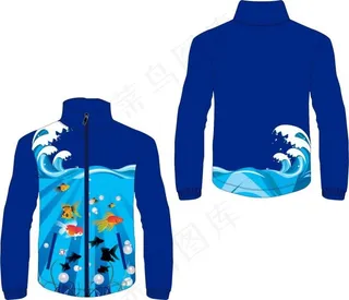 蓝色卫衣