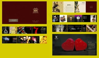 酒吧宣传画册设计矢量素材