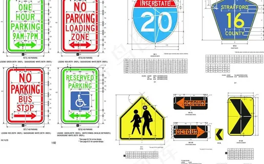 警标牌烤漆牌图片