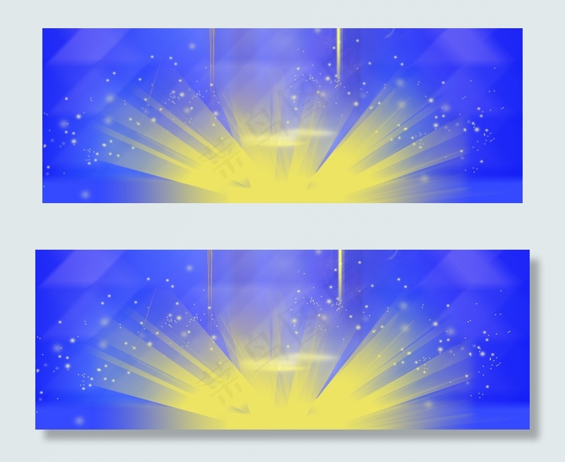高清灯光炫酷舞台banner　