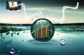 经典房地产平面广告图片