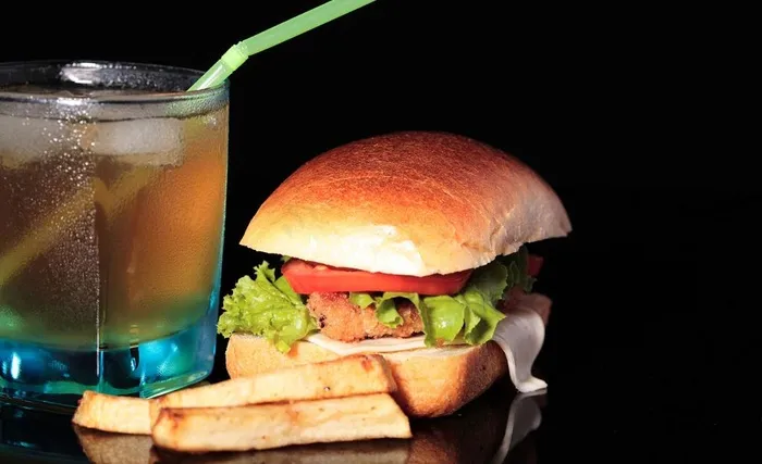 可乐 汉堡图片