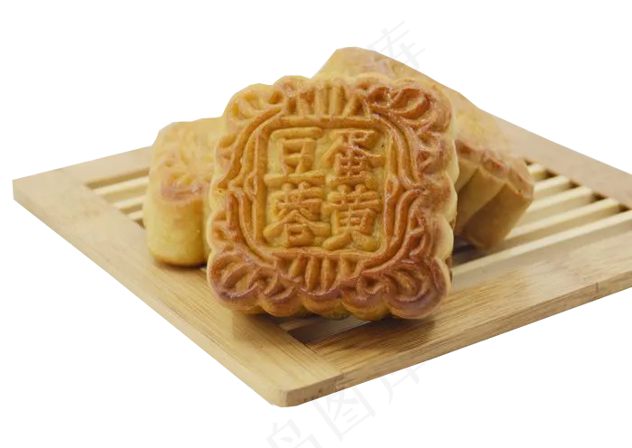 中秋节月饼PNG透明背景免扣素材(700X496)