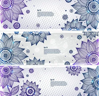 欧式花纹名片卡片图片