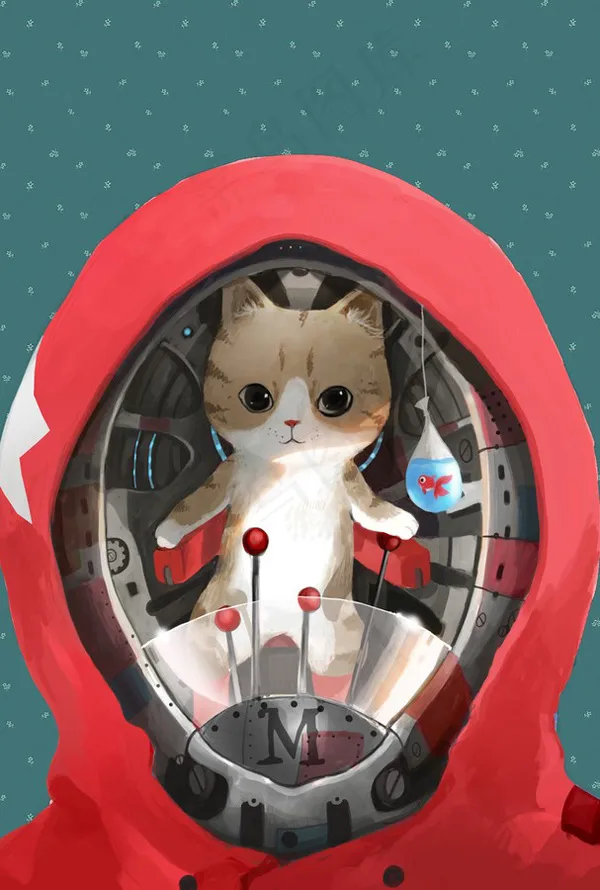 卡通动物图案素材