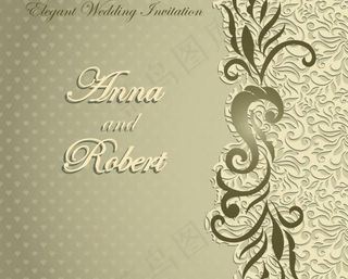 欧式花纹背景图片