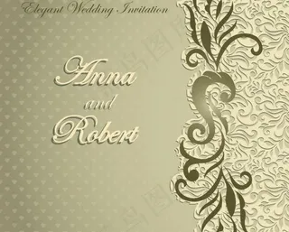 欧式花纹背景图片