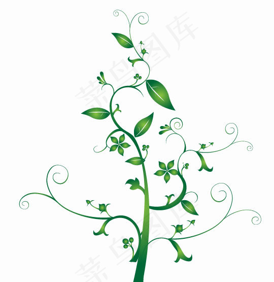 免费摘要花卉图案eps,ai矢量模版下载