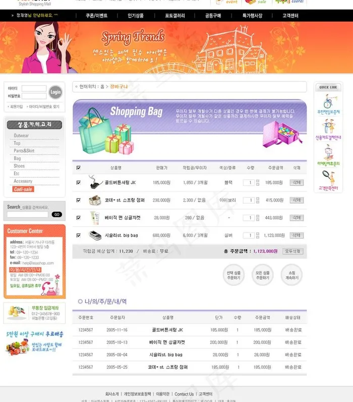 购物网站图片psd模版下载