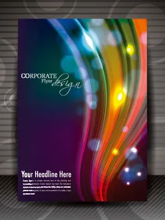 矢量商务画册梦幻光晕 矢量商务画册梦幻光晕