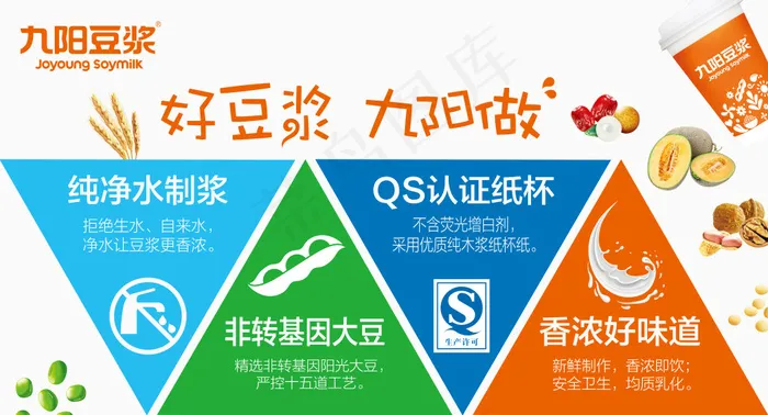 九阳豆浆psd模版下载