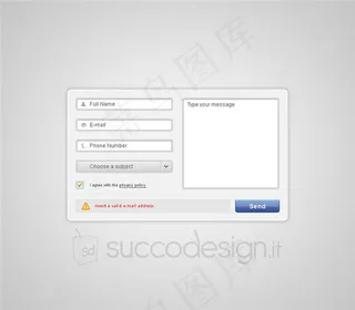 网页个人信息界面