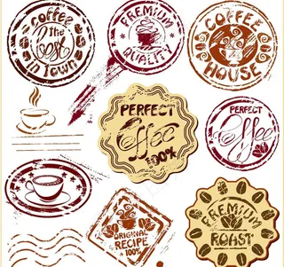 咖啡标签图片