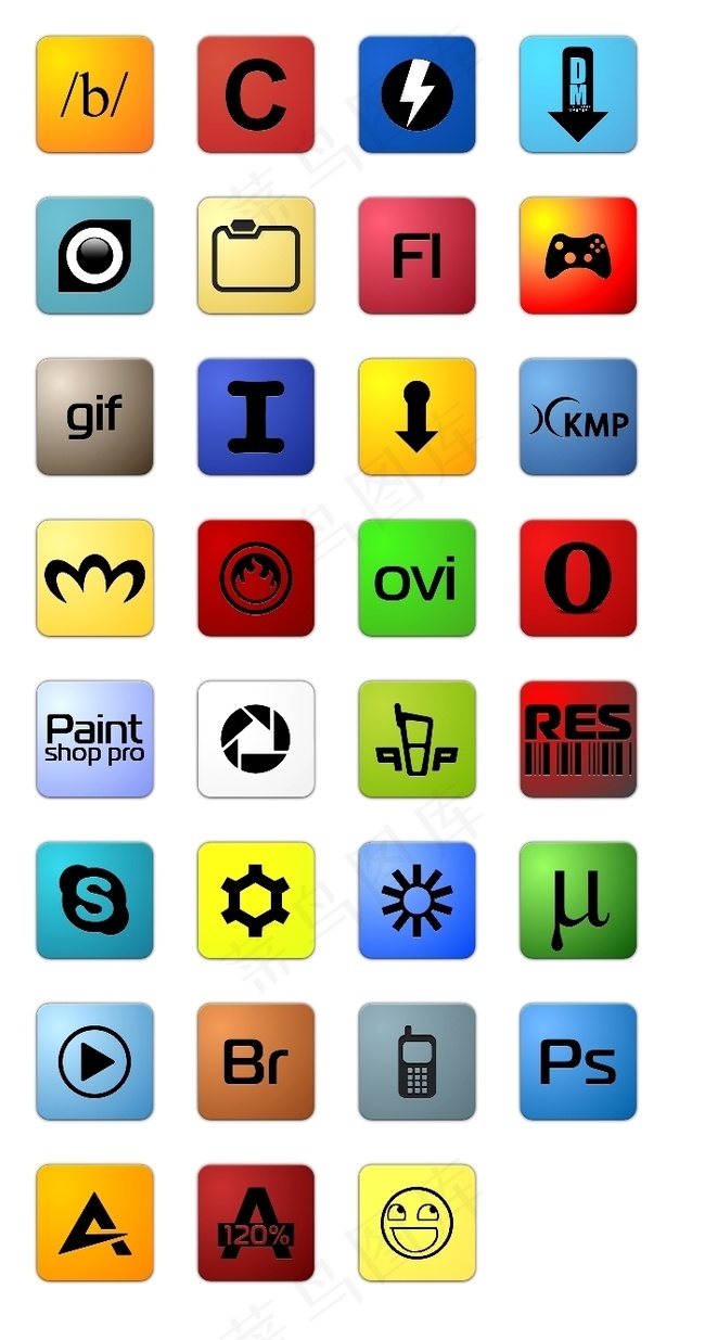 简约软件设计图标下载