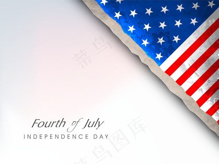 摘要蹩脚的背景在美国国旗颜色的第四...