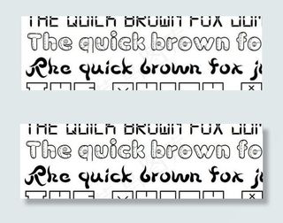 几款有趣的字体2 复古字体