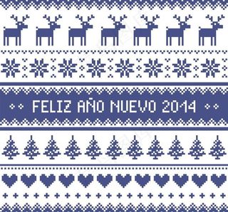 刺绣圣诞花纹图片