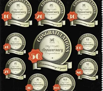 欧式复古标签矢量素材二