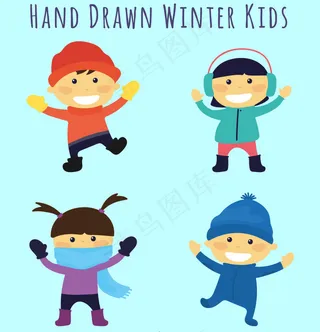 孩子穿的冬天的衣服