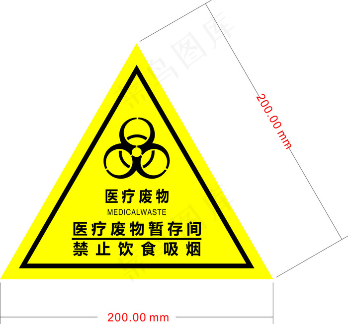 医疗废物cdr矢量模版下载