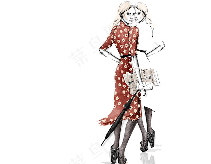 时尚连衣裙设计图