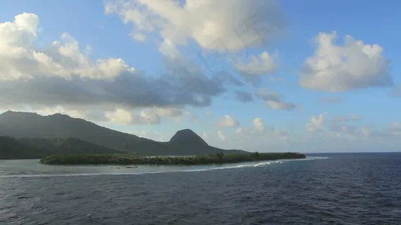 遥远的礁岛股票视频