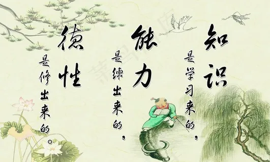 楼道文化 德性 能力 知识图片 楼道文化 德性 能力 知识图片