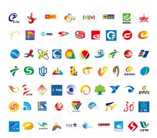 国内的电视台的68个标志