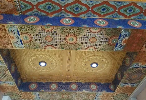 会所玄关吊顶设计实景