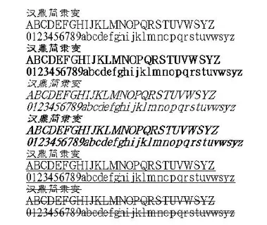 汉鼎简隶变 中文字体下载