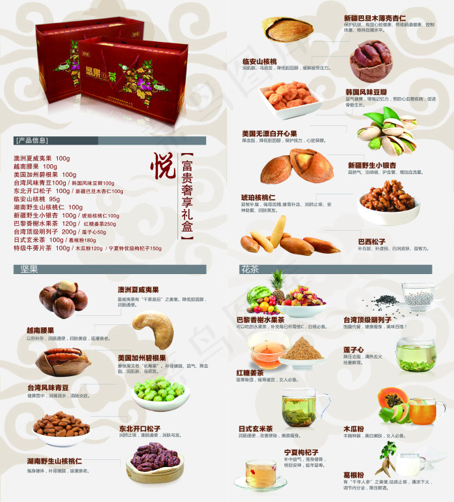 食品单页设计psd模版下载