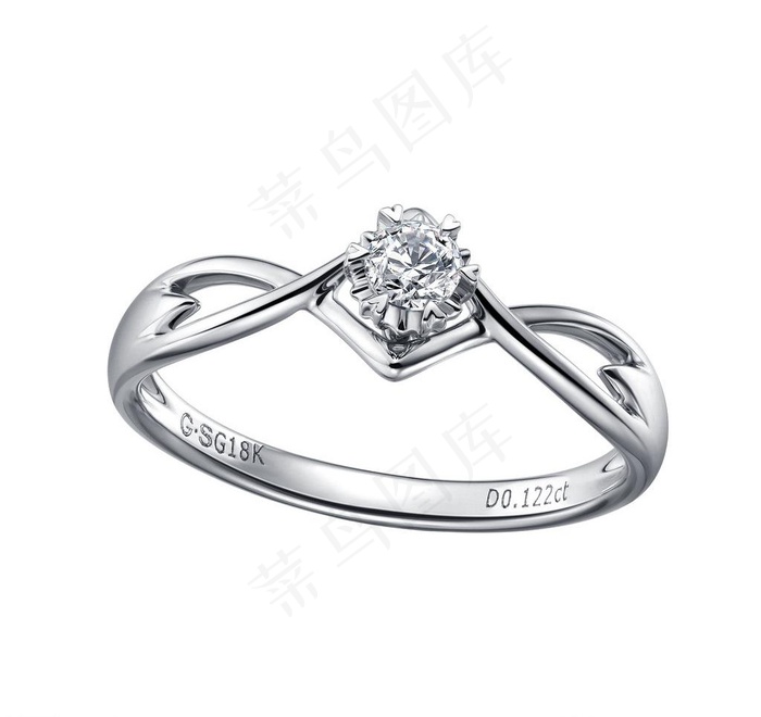 珠宝摄影 白狐戒指 女款图片