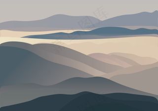 手绘风景  手绘插画