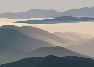 手绘风景  手绘插画