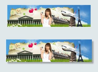 旅游网站banner