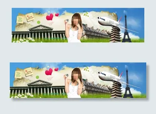 旅游网站banner