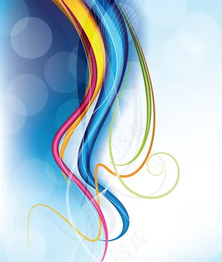 摘要现代背景矢量图形