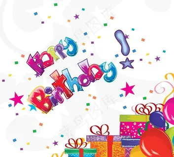 卡通生日背景 卡通生日背景