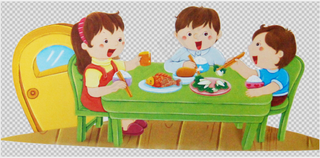 幼儿园礼仪儿歌 吃饭