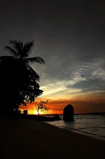 海岸夕阳景色图片 海岸夕阳景色图片