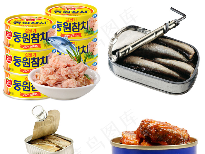 腌制品食品罐头PNG免抠素材