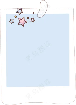 卡通知识竞选比赛小报模板