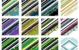 现代怀旧背景矢量